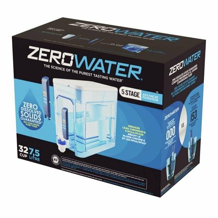 ZEROWATER WATER FILTER PITCHER 32CUPS ZD-032-RR